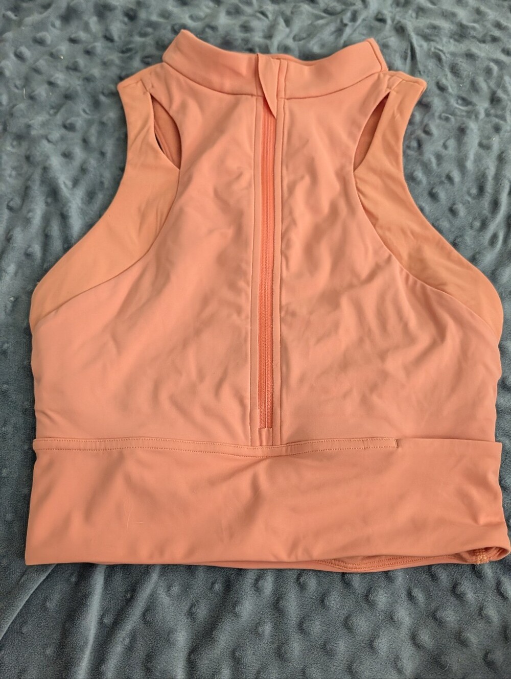 Coral Color Lululemon Crop Top Size 4 Perfect Condition Never Worn